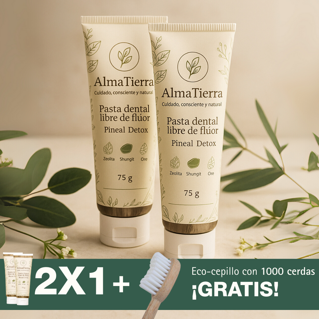 Oferta 2x1 pasta dental sin flúor